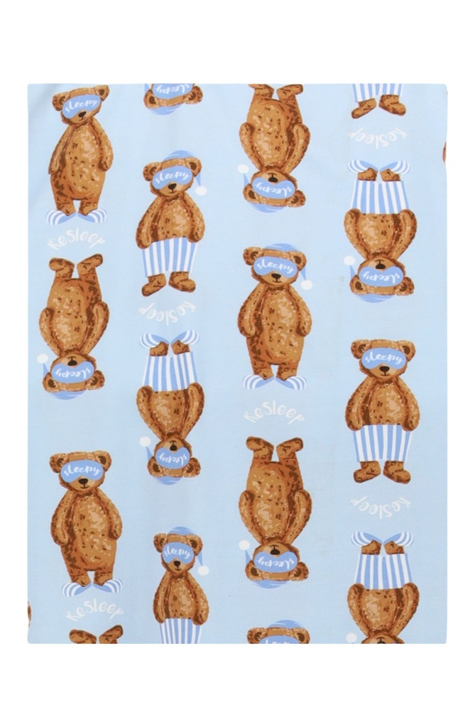 Pyjama dame 95% coton RINGELLA "Ours en Peluche" 6511215 - Bleu 220