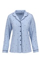 Pyjama dame 100% coton RINGELLA "Rayures et Coeurs" 6511214 - Air Blue 243