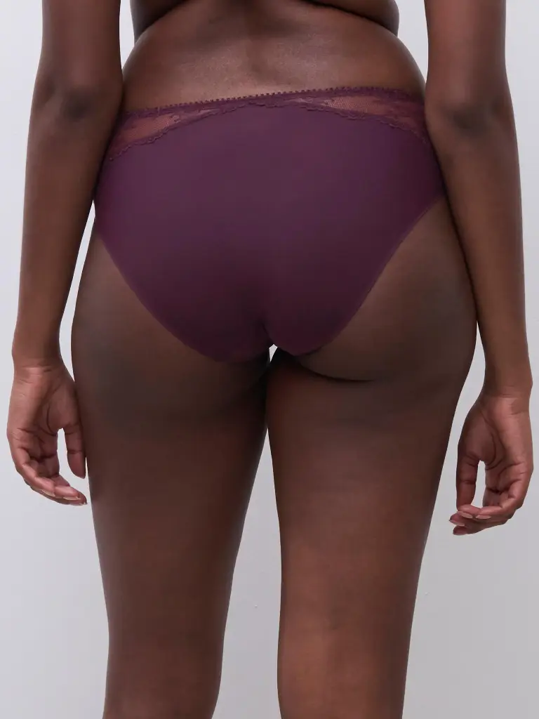Culotte CHANTELLE "Illusion" C1B4C5 - Aubergine Lurex E63