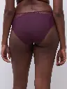 Culotte CHANTELLE "Illusion" C1B4C5 - Aubergine Lurex E63