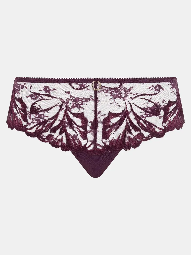 Shorty CHANTELLE "Illusion" C1B4B0 - Aubergine Lurex E63