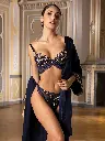String LISE CHARMEL "Grand Soir Saphir" ACM0025 - Marine Or 15103