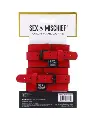 Menottes ajustables cuir synthétique rouge SPORTSHEETS - SEX & MISCHIEF "Amor Handcuffs" 106128