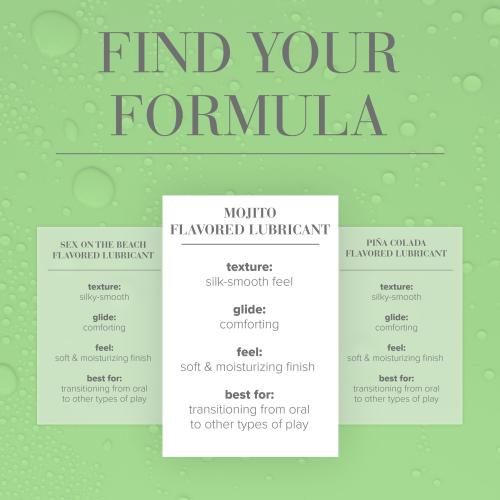 Lubrifiant à base d'eau SYSTEM JO "Cocktails Mojito" - 60ml