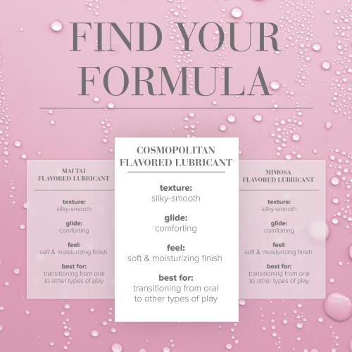 Lubrifiant à base d'eau SYSTEM JO "Cocktails Cosmopolitan" - 60ml