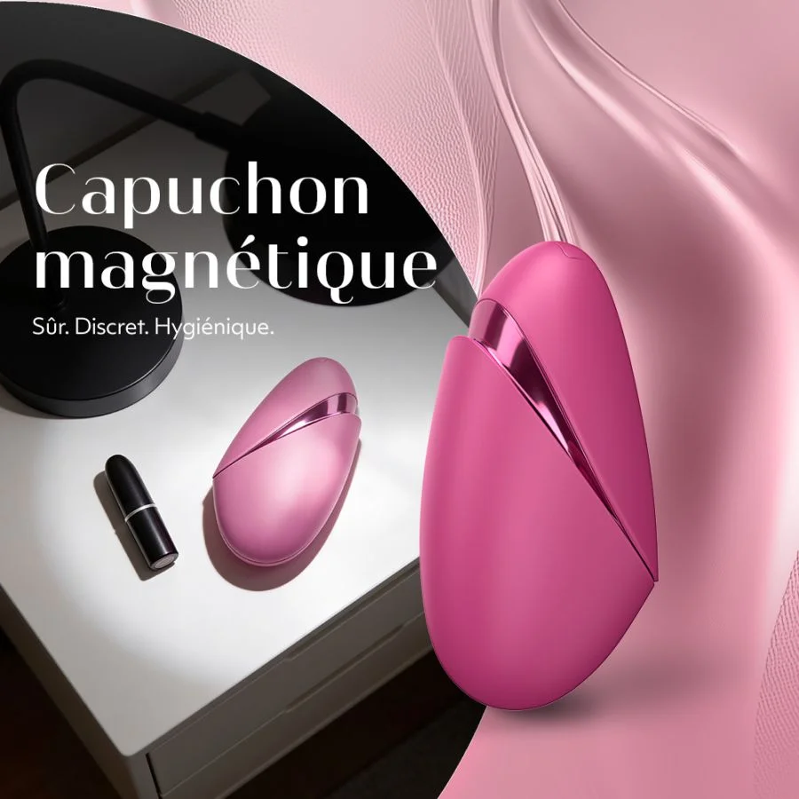 Stimulateur clitoridien à ondes pulsées WOMANIZER "Next Liberty" - Vibrant Pink