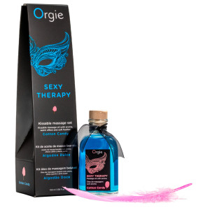 Huile de massage comestible "Sexy Therapy" - Barbe à Papa