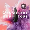 Stimulateur clitoridien à ondes de pression d'air WOMANIZER "Enhance" - Noir
