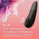 Stimulateur clitoridien à ondes de pression d'air WOMANIZER "Enhance" - Noir