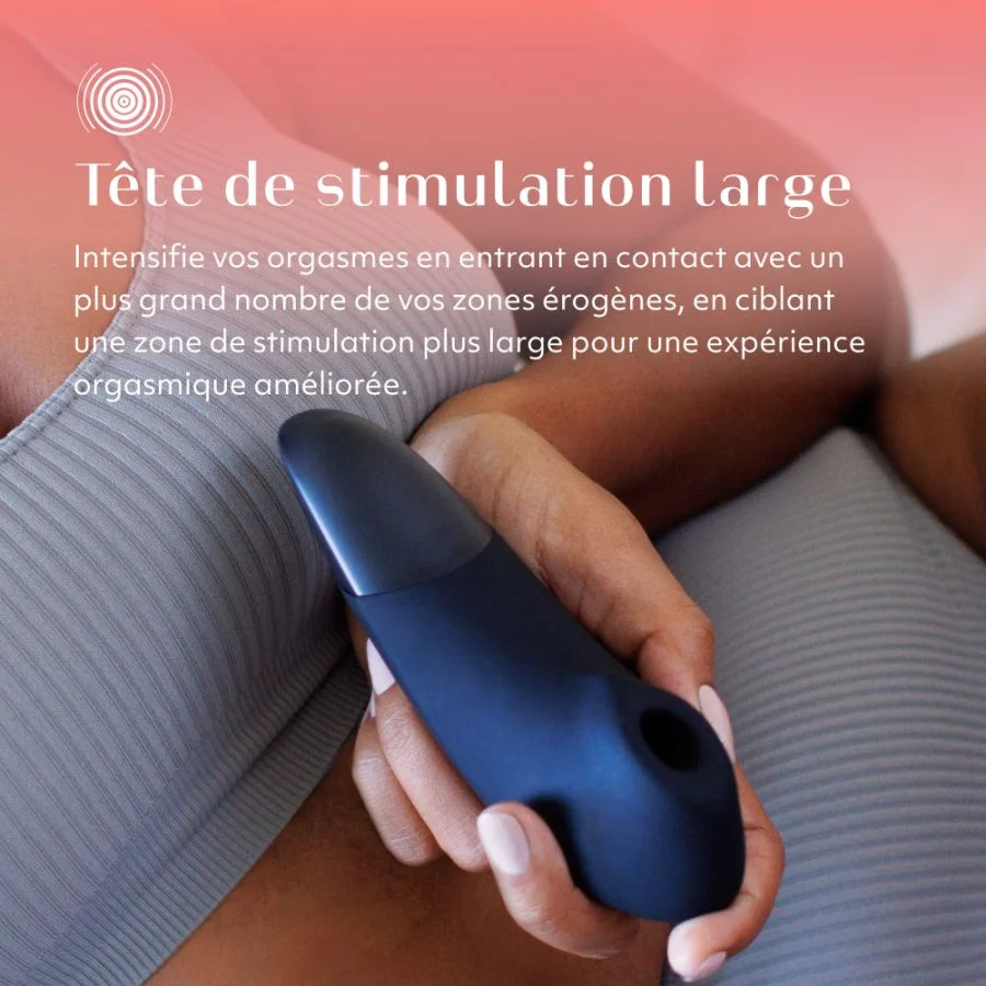 Stimulateur clitoridien à ondes de pression d'air WOMANIZER "Enhance" - Noir