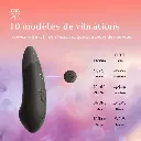 Stimulateur clitoridien à ondes de pression d'air WOMANIZER "Enhance" - Noir