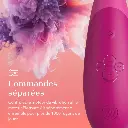 Stimulateur clitoridien à ondes de pression d'air WOMANIZER "Enhance" - Vibrant Pink