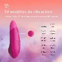 Stimulateur clitoridien à ondes de pression d'air WOMANIZER "Enhance" - Vibrant Pink