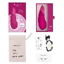 Stimulateur clitoridien à ondes de pression d'air WOMANIZER "Enhance" - Vibrant Pink