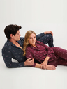Pyjama long dame 100% Coton CALIDA "Family & Friends" 40098 - Mars Red 116