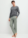 Pantalon de Pyjama homme avec poches CALIDA "RMX Sleep Leisure" 29288 - Tea Green 662