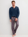 Pantalon de Pyjama homme avec poches CALIDA "RMX Sleep Superlight" 29584 - Sparrow Brown 937