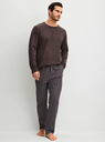 Pantalon de Pyjama homme avec poches CALIDA "RMX Sleep Leisure" 29288 - Choco Brown 925