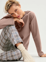 Pantalon de Pyjama dame avec poches CALIDA "RMX Sleep Leisure" 29276 - Truffle Brown 078