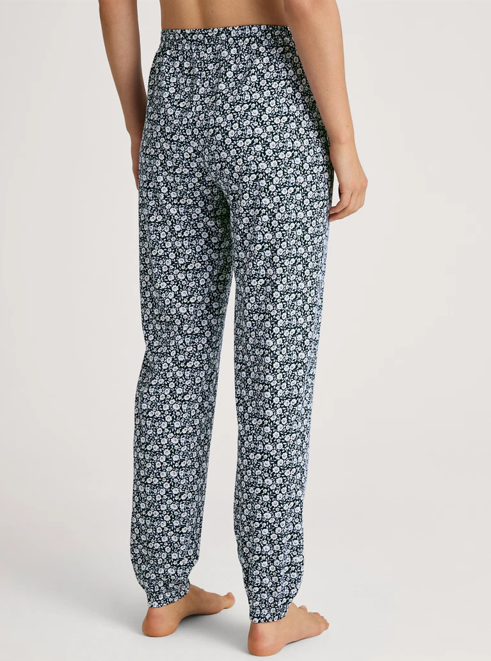Pantalon de Pyjama dame avec poches 100% coton CALIDA "Favourites Sleep" 29279 - Peacoat Blue 488