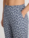 Pantalon de Pyjama dame avec poches 100% coton CALIDA "Favourites Sleep" 29279 - Peacoat Blue 488