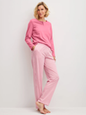 Pantalon de Pyjama dame avec poches 100% coton CALIDA "Sleep Over M&M" 29176 - Sugar Melon 234