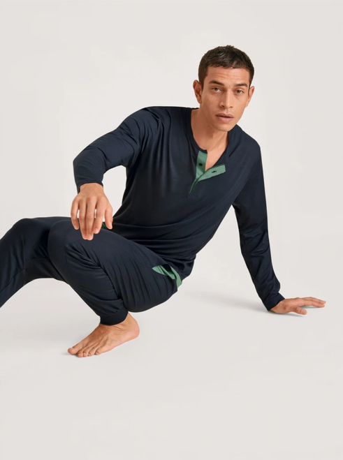 Pantalon de Pyjama homme avec poches CALIDA "DSW Balancing" 29883 - Dark Sapphire 479