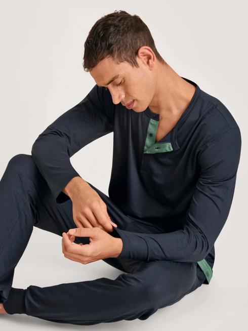 Pantalon de Pyjama homme avec poches CALIDA "DSW Balancing" 29883 - Dark Sapphire 479
