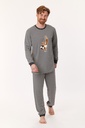 Pyjama homme WOODY 222-1-PZL-Z - Rayé gris 935