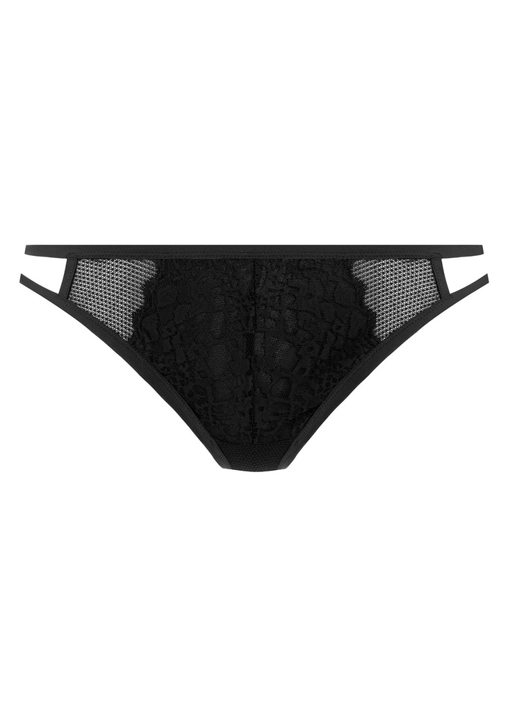 Tanga brésilien sexy FREYA "Temptress" AA400171 - Noir BLK