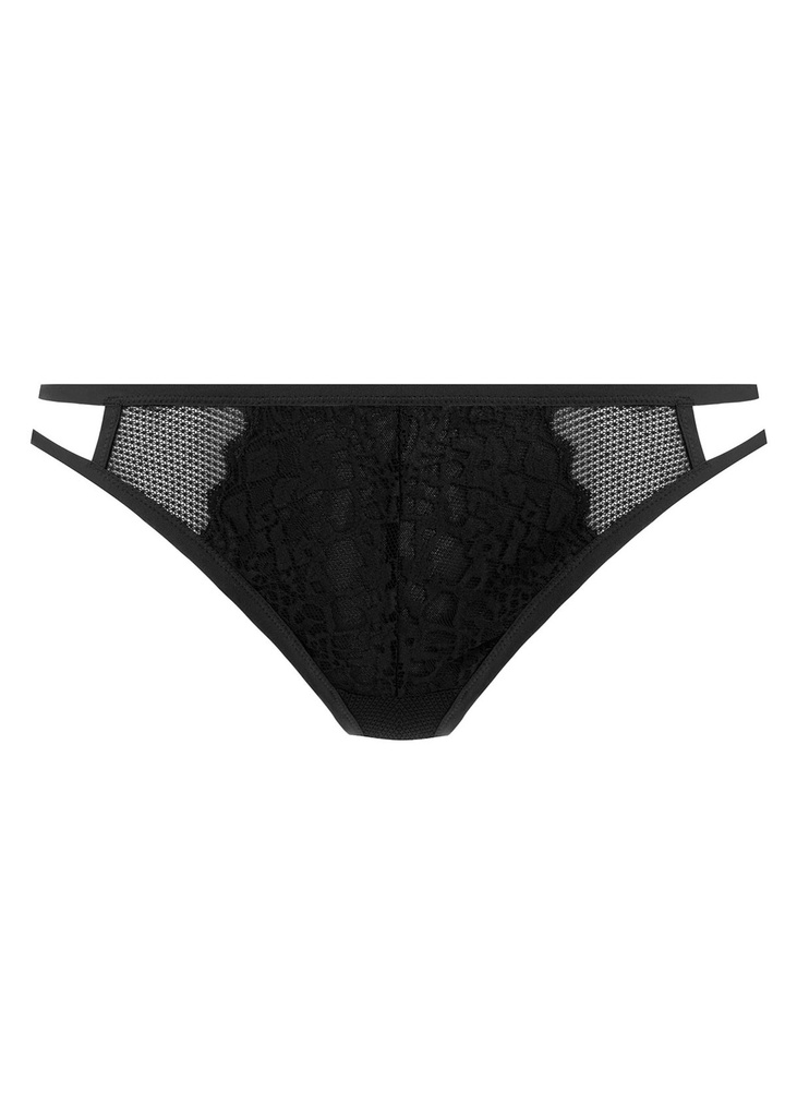 Tanga brésilien sexy FREYA "Temptress" AA400171 - Noir BLK