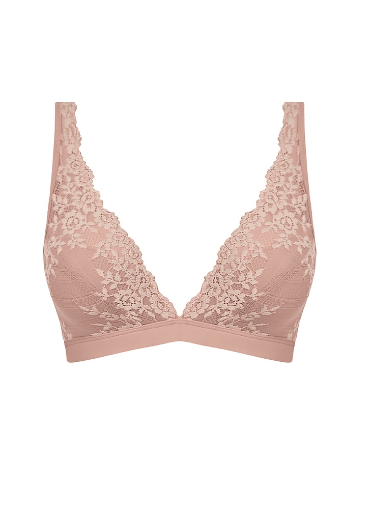 Soutien-gorge triangle sans armature WACOAL "Embrace Lace" WA852191 - Rose 953