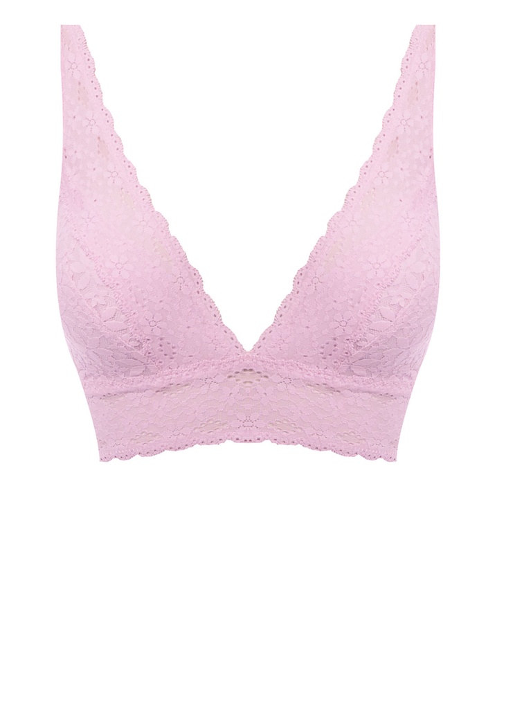 Soutien-gorge triangle sans armature WACOAL "Halo Lace" WA811205 - Sweet 534