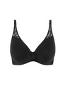 Soutien-gorge armature moulé WACOAL "Lisse" WE145001 - Noir BLK