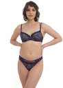 Tanga  WACOAL "Sakura" WE600270 - Night Blue NIB