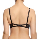 Soutien-gorge balconnet DITA VON TEESE "Vedette" D59024 - Noir