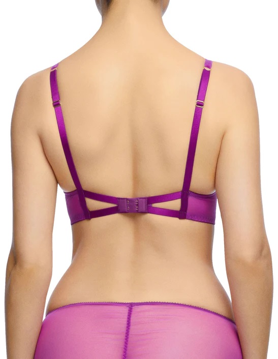 Soutien-gorge balconnet DITA VON TEESE "Vedette" D59024 - Violet