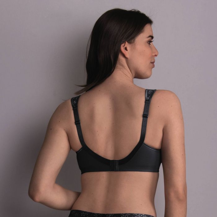 Soutien gorge sans armature top confort ANITA "Clara art" 5853 - Anthracite 408