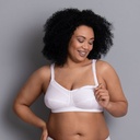 Soutien-gorge d'allaitement sans armatures ANITA MATERNITY "Miss Cotton"5051 - Blanc 006