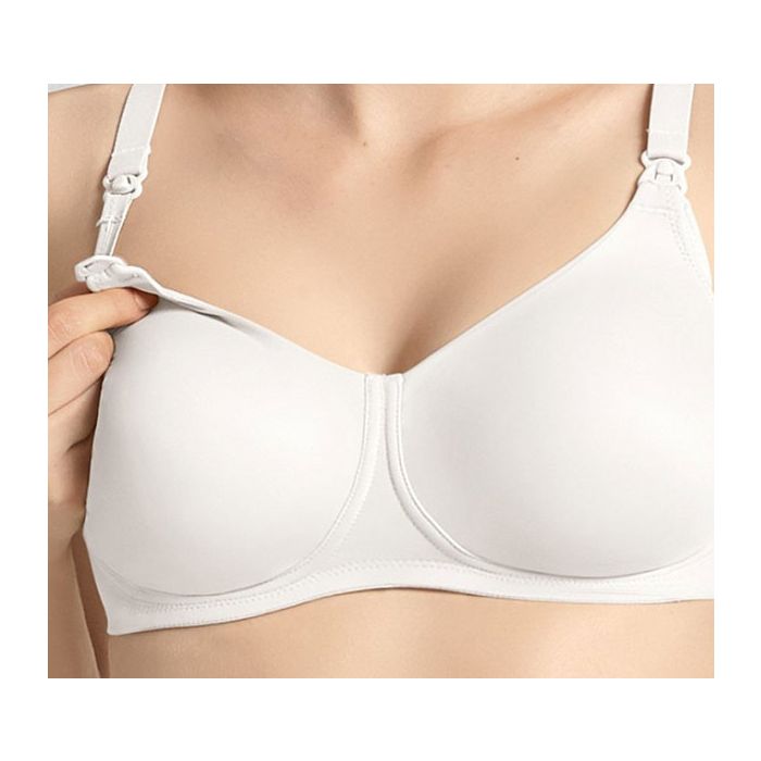 Soutien-gorge d'allaitement sans armatures ANITA MATERNITY "Basic"5037 - Blanc 006