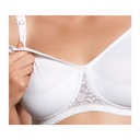 Soutien-gorge d'allaitement sans armatures ANITA MATERNITY "Basic"5062 - Blanc 006