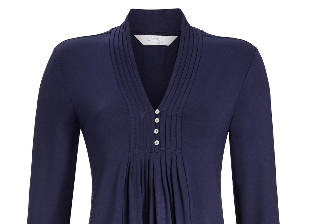 Chemise de nuit avec poignets en tricot RINGELLA 2511147 - Ivoire 710