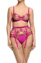 Slip DITA VON TEESE "Julie's Roses" D22019 - Rubine