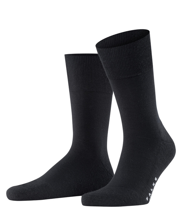 Chaussettes Hommes Laine FALKE "Airport Plus" 14403 - Black 3000