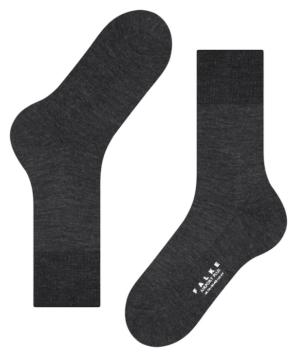 Chaussettes Hommes Laine FALKE "Airport Plus" 14403 - Anthracite 3080