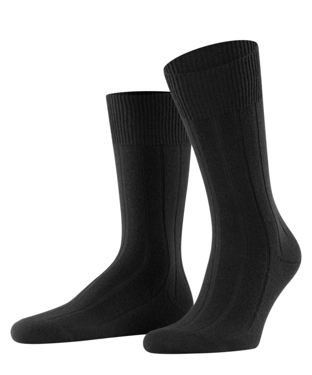 Chaussettes Hommes Laine FALKE "Lhasa" 14423 - Black 3000