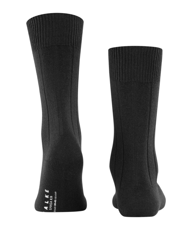 Chaussettes Hommes Laine FALKE "Lhasa" 14423 - Black 3000