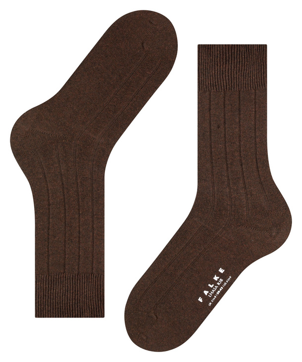 Chaussettes Hommes Laine FALKE "Lhasa" 14423 - Brown 5930