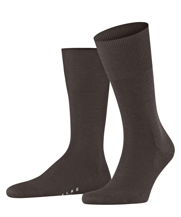 Chaussettes Hommes Laine FALKE "Airport " 14435 - Brown mel 5041