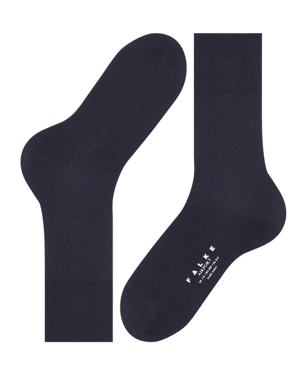 Chaussettes Hommes Laine FALKE "Airport " 14435 - Dark navy 6370